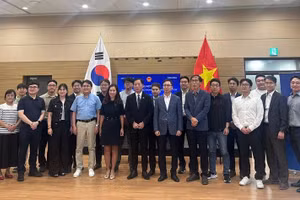Korean businesses at the seminar. (Photo: Vietnamese Embassy in the Republic of Korea)