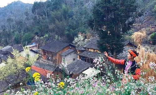 A corner of Lao Xa Village (Photo: baohagiang.vn)