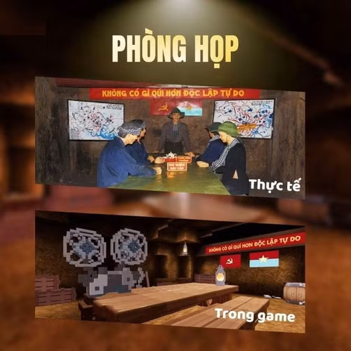 With the support of creative tools in Mini World, the group recreated spaces within the tunnels such as the operations meeting room, bunker, shelter, infirmary, food storage, and weapons depot