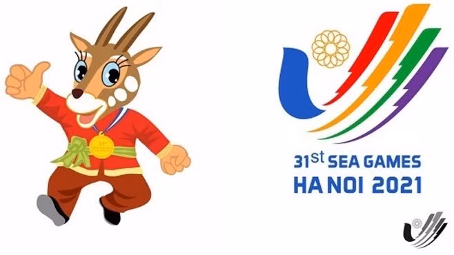 The logo and mascot of SEA Games 31. (Photo: the General Department of Sports and Physical Training)