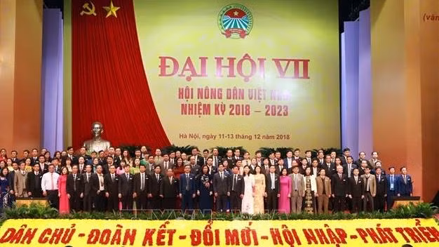 The new VFU Central Committee with 119 members. (Photo: VNA)