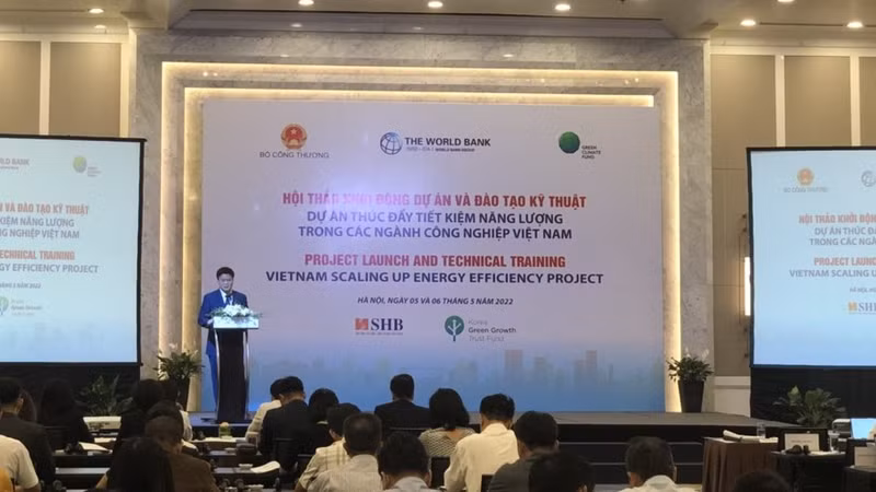 The workshop to launch the industrial energy efficiency project (Photo: MOIT)