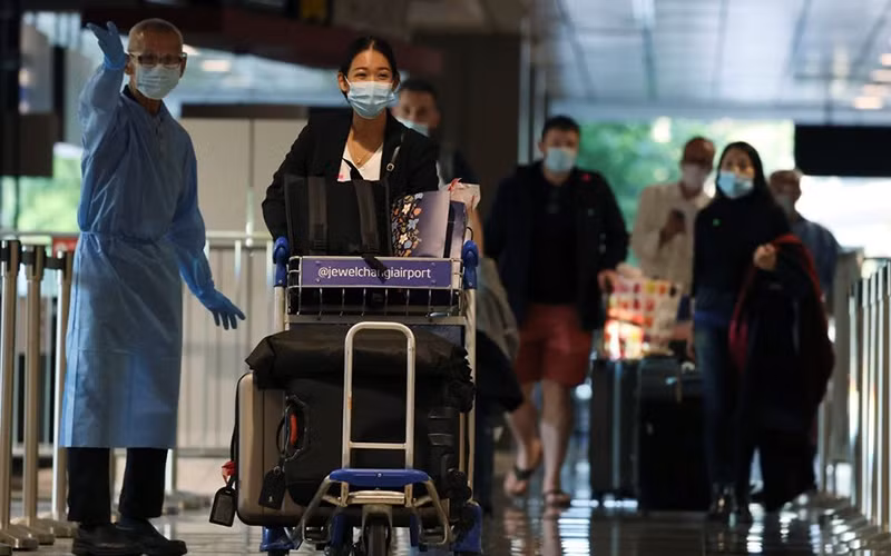 International visitors to Changi Airport, Singapore. (Photo: Reuters)