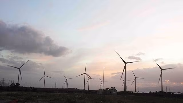 The Trung Nam wind power plant is located in Ninh Thuan province.