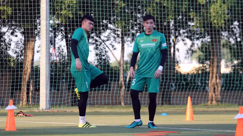 Goalkeepers of Vietnam's U-23 team (Photo: VFF)