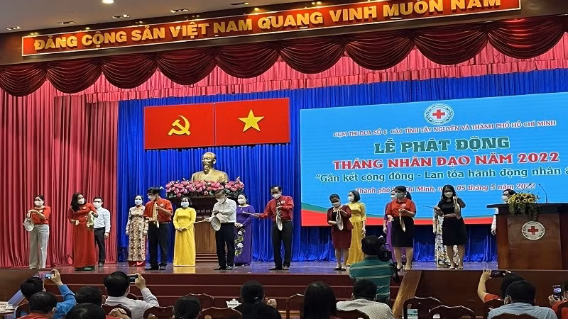 At the launch ceremony