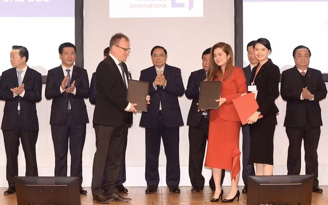 An MoU on three strategic projects with a total estimated value of up to EUR 15 million.