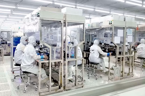 Binh Duong's index of industrial production (IIP) in the first seven months of 2021 rises 7.3% over the same period last year. (Photo: VNA)