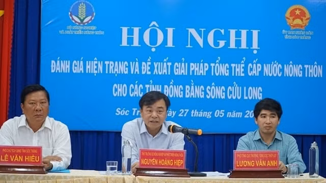 At the conference 