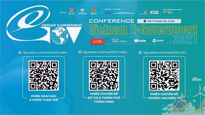 Conference talks online public services, e-government and digital government (Photo: IDG Vietnam)
