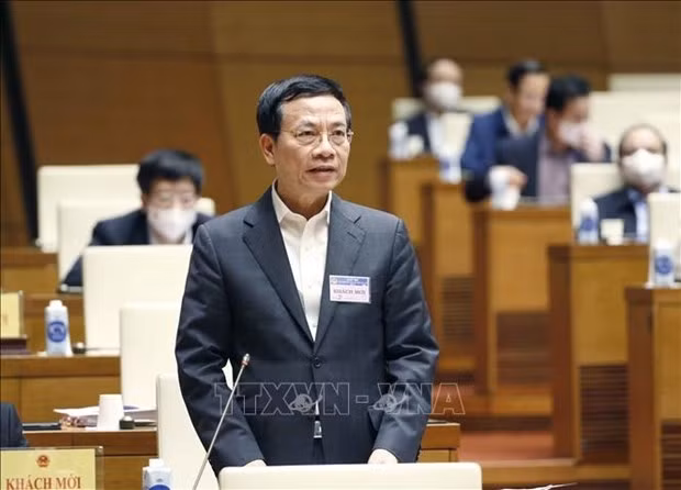 Minister of Information and Communications Nguyen Manh Hung (Photo: VNA)