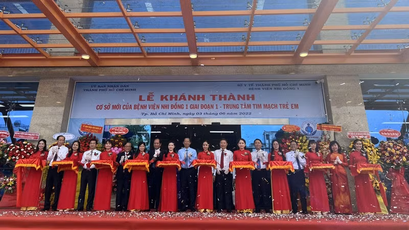 The inauguration of the paediatric cardiology centre at Ho Chi Minh City Hospital No.1.