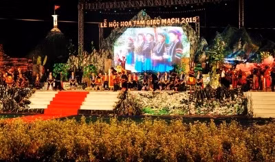 The opening ceremony featured a special arts performance depicting the beauty of the region and the buckwheat flower.