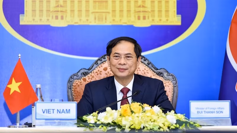 Vietnamese Foreign Minister Bui Thanh Son at the ASEAN Foreign Ministers’ Meeting (Photo: Bao Quoc te)