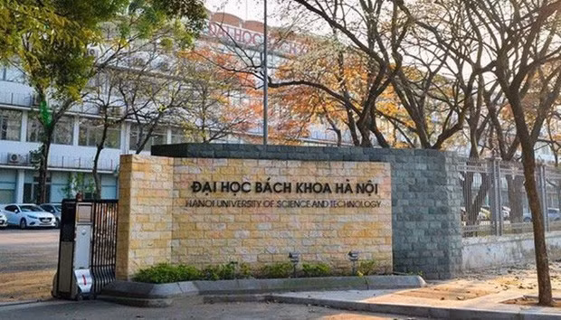 The entrance of the Hanoi University of Science and Technology (HUST). (Photo: HUST)
