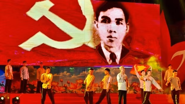A performance at the ceremony