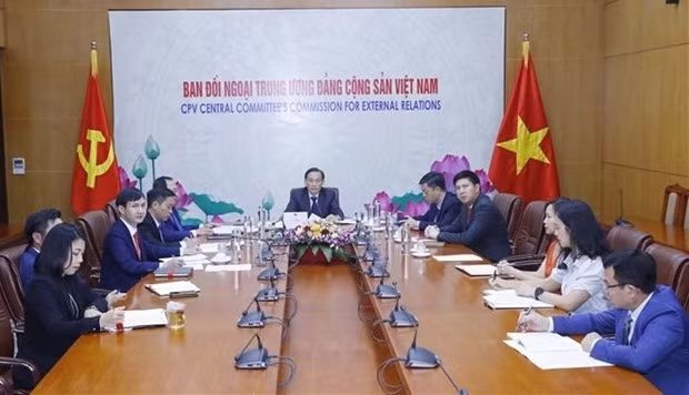At the online meeting (Photo: VNA)