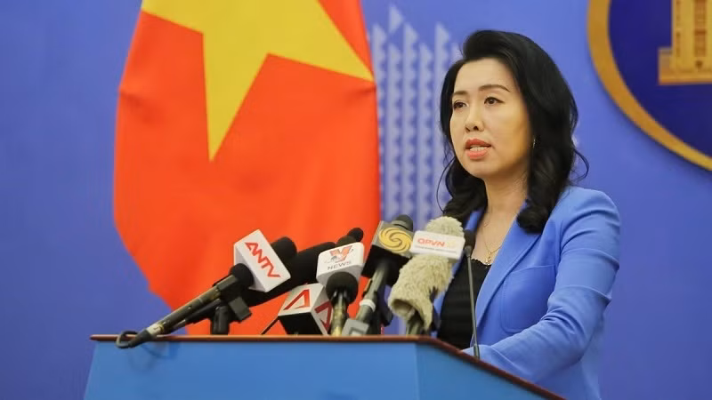 Foreign Ministry Spokeswoman Le Thi Thu Hang (Photo: VNA)