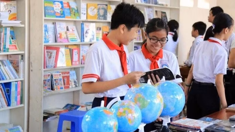 Extracurricular lessons at Nguyen An Ninh Secondary School, Vung Tau city, Ba Ria - Vung Tau province. (Photo: nhandan.vn)