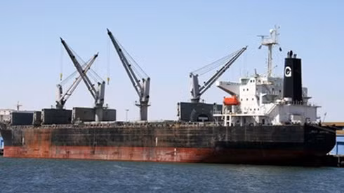 The cargo ship Bulk Jupiter