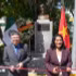Vietnamese Ambassador to Mexico Nguyen Van Hai (left) and Acapulco Mayor Abelina Lopez Rodriguez at the ceremony inaugurating the restored statue of President Ho Chi Minh. (Photo: VNA)
