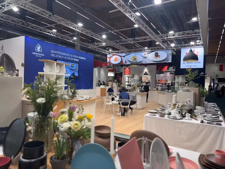 Enterprises participate in a major trade promotion event: Ambiente Frankfurt Fair 2025.