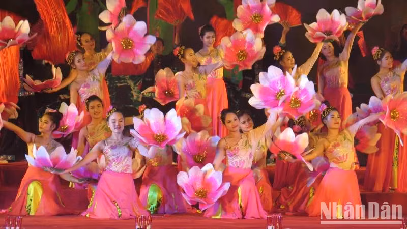 A performance at the opening ceremony