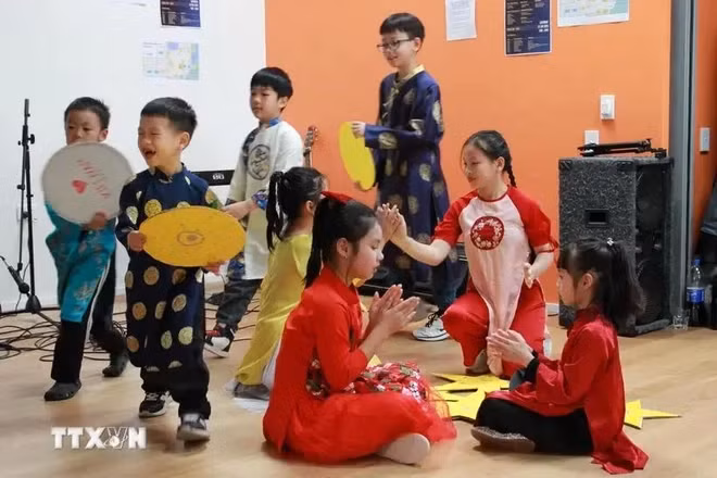 Children join the Vietnamese cultural and community engagement festival in Wellington. (Photo: VNA)