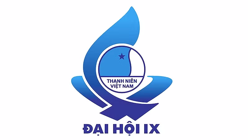 The official logo of the 9th National Congress of the Vietnam Youth Federation