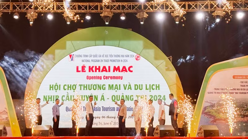 At the opening ceremony