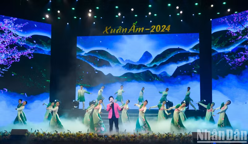 An art performance at the event