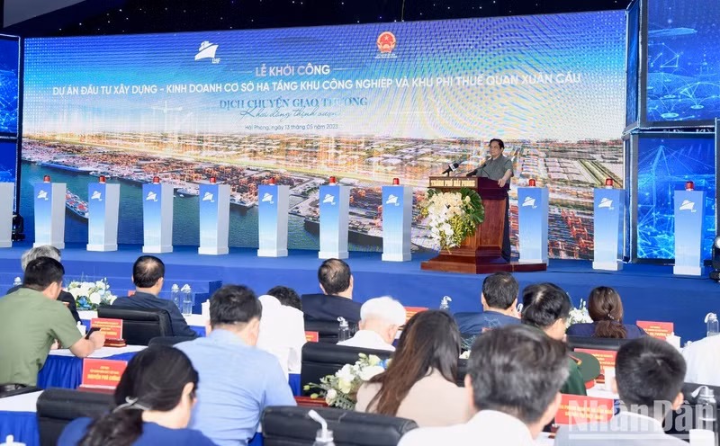 PM Pham Minh Chính speaks at the ceremony. (Photo: NDO)