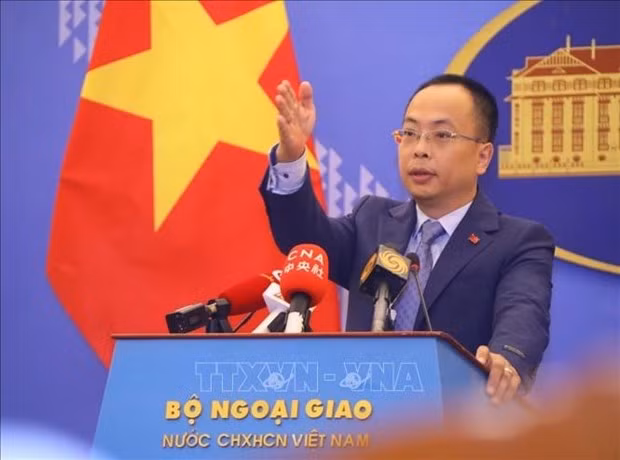 Foreign Ministry's vice spokesperson Doan Khac Viet (Photo: VNA)