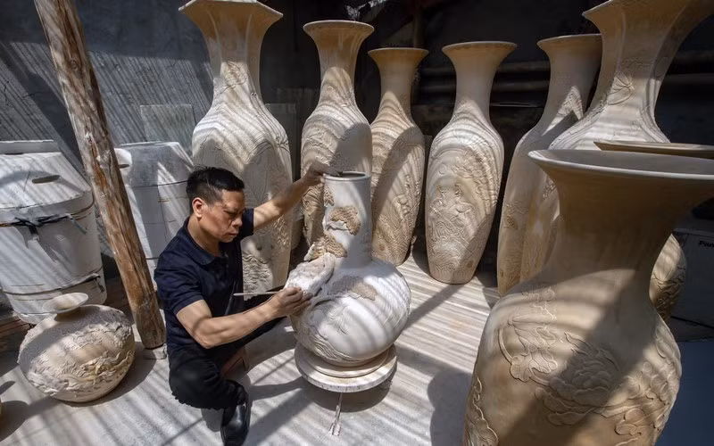 The pottery craft (Photo: Son Ha)