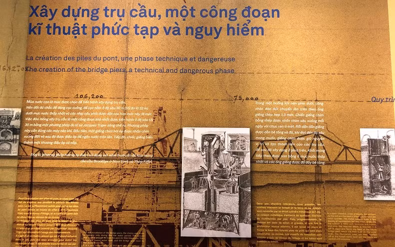 Description of the bridge’s construction process.
