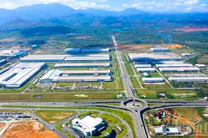 An overview of the Thaco Chu Lai Industrial Zone in Nui Thanh Commune, Da Nang City. (Photo: NDO)