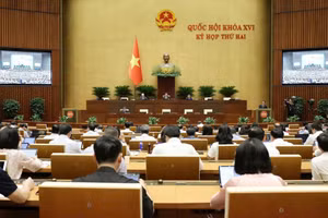 The 16th National Assembly's plenary sitting during its second session in Ha Noi. (Photo: NDO)