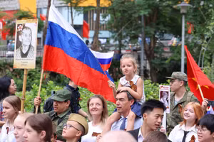The Russian Embassy in Viet Nam on May 7 organises a commemoration and a parade to mark the 81st anniversary of Victory Day against fascism in the Great Patriotic War (May 9, 1945 - May 9, 2026). (Photo: VNA)