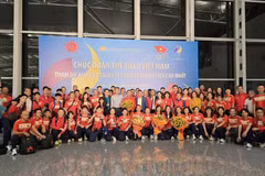 The Vietnamese sports delegation depart for the 2026 Asian Games in Japan. (Photo: VGP).