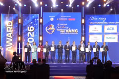 At the sixth Golden Brand Awards 2026 ceremony (Photo: VNA) 