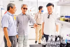 A RoK delegation visits the Korea–Viet Nam Incubator Park (KVIP), a model of exemplary cooperation between the two countries in Can Tho. (Photo: VGP)