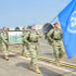 Members of Level-2 Field Hospital Rotation 8 at the deployment ceremony. (Photo: The Dai)