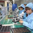Workers check product quality before shipment at Vietonic Company, Dinh Tram Industrial Park, Bac Ninh city. (Photo: VNA)