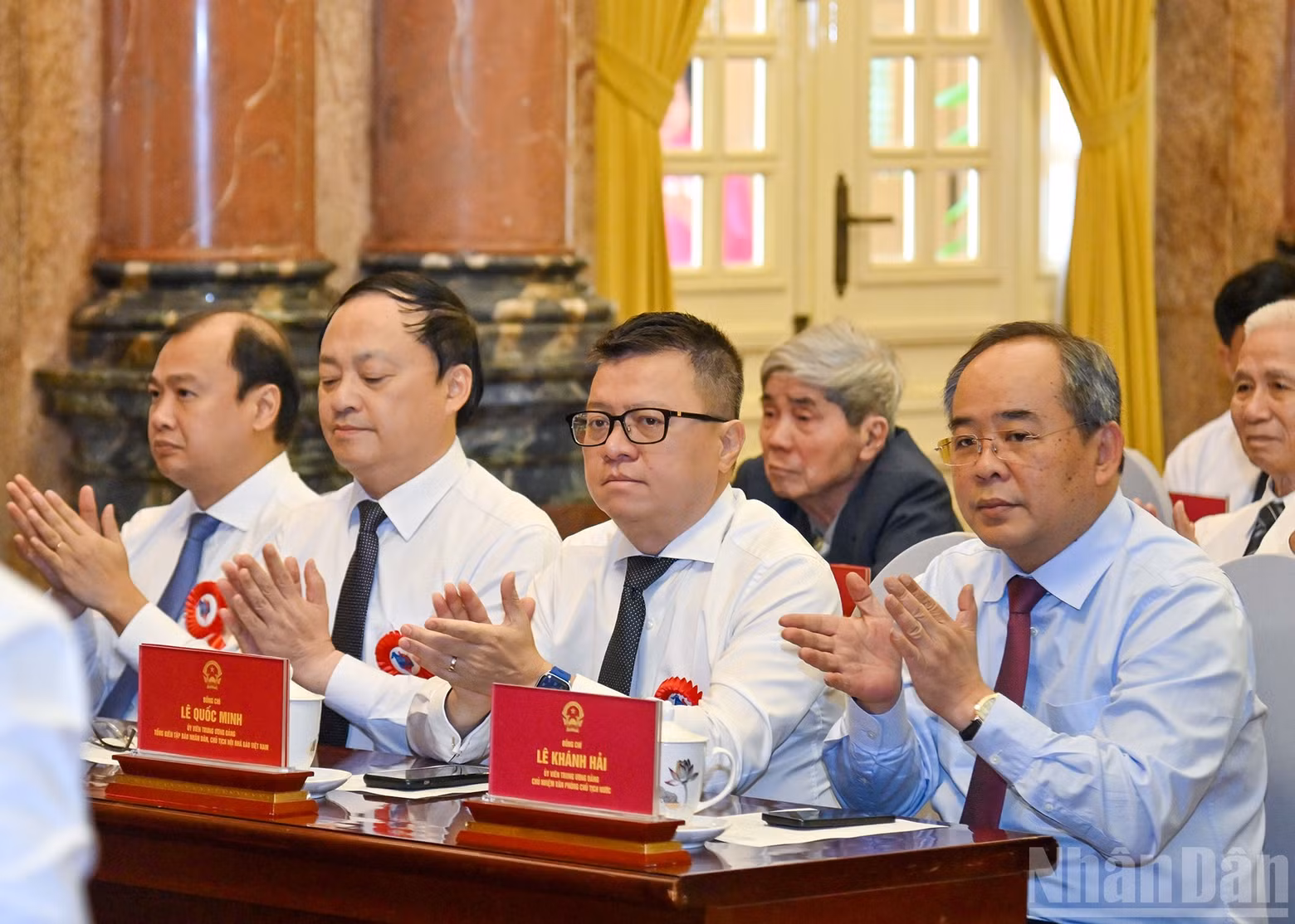 Delegates attending the meeting.