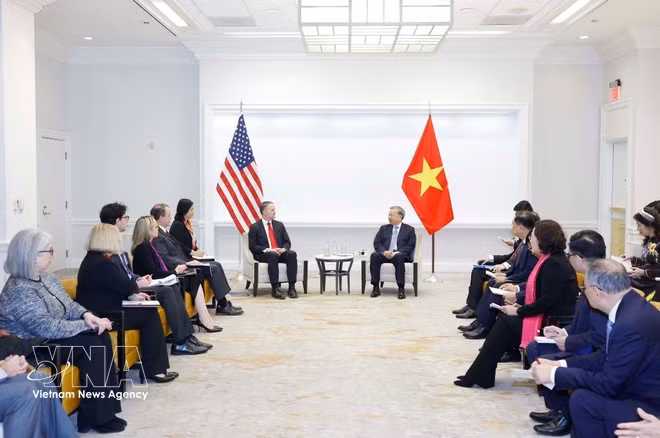 A view of the meeting. (Photo: VNA)