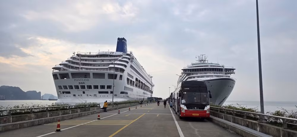 Ha Long International Cruise Port is capable of accommodating some of the world's largest and most advanced cruise ships, providing a gateway to Ha Long Bay. (Photo: QUANG THO)