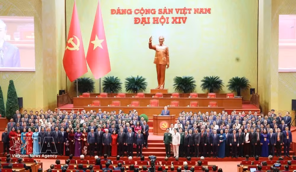 The Party Central Committee for the 2026-2031 tenure makes its debut at the 14th National Party Congress. (Photo: VNA)