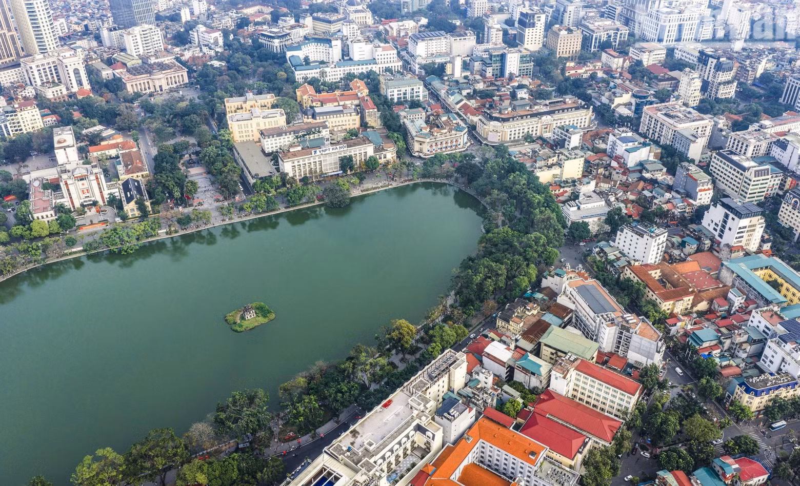 The existing headquarters of the Ha Noi People's Council and People's Committee on Dinh Tien Hoang Street are among the buildings being studied for possible dismantling as part of efforts to reorganise the site. (Photo: THANH DAT)