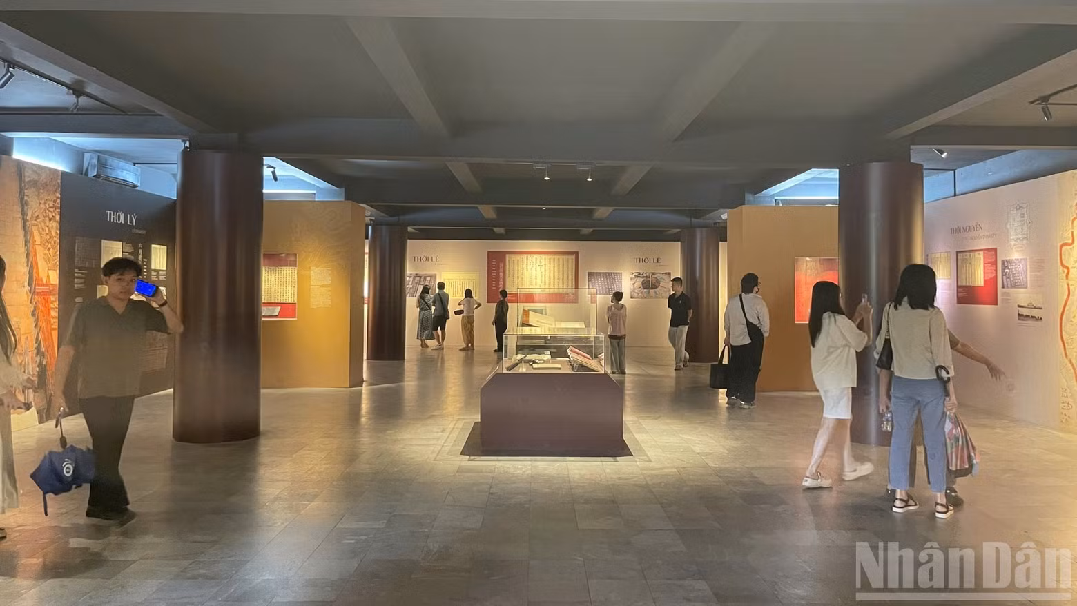 The exhibition space at the Imperial Citadel of Thang Long