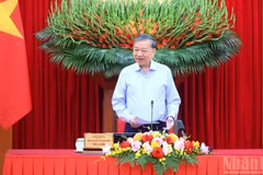 General Secretary and President To Lam presides over the second meeting of the Steering Committee tasked with reviewing 100 years of the Party’s leadership of the Vietnamese revolution, outlining the direction for national development over the next 100 years, and reviewing 40 years of implementing the Platform for national construction during the transition to socialism. (Photo: Dang Khoa)